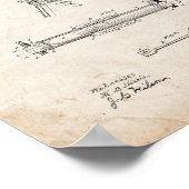 Durchsichspatent - Altes Aussehen Poster (Ecke)