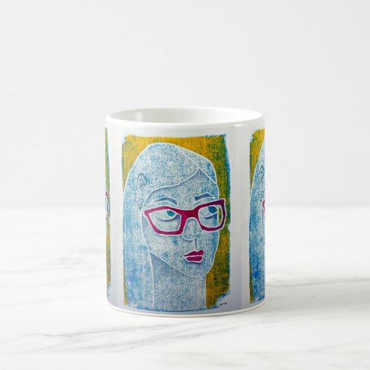 "Durchsichtig (2)" Kaffeetasse (Mittel)