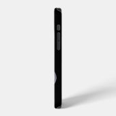 Durchsichtige Blume auf dem iPhone-Fall Black Case iPhone Hülle (Linke Seite)