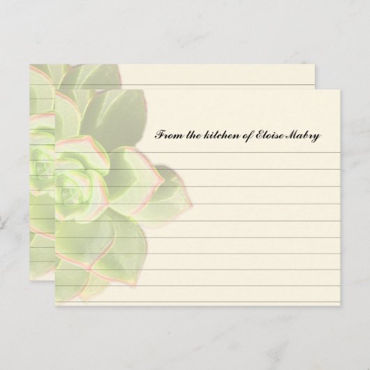 Durchsichtige, durchsichtige, Personalisierte Reze Postkarte (Vorne/Hinten)