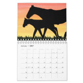 Durchsichtige Silhouetten 2023 Kalender (Jan 2027)