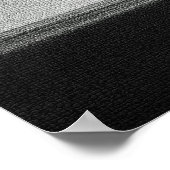 Durchsichtiger Glasbecher hinterbeleuchtet Poster (Ecke)