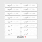 Durchsichtiges Clear-Makeup-Etikett, Lip-Gloss-Bal Aufkleber (Blatt)