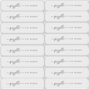 Durchsichtiges Clear-Makeup-Etikett, Lip-Gloss-Bal Aufkleber