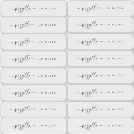 Durchsichtiges Clear-Makeup-Etikett, Lip-Gloss-Bal Aufkleber (Vorderseite)