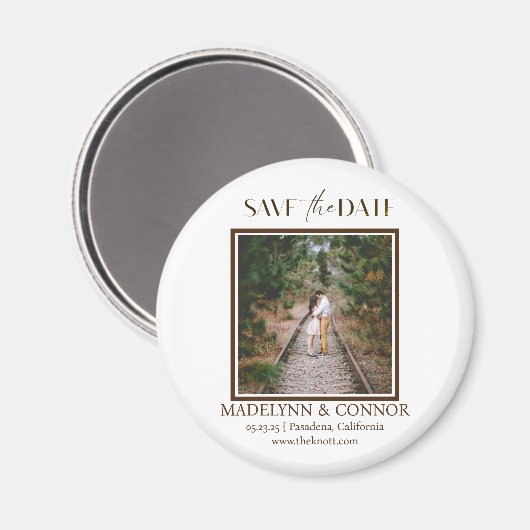 Durchsichtiges Skript-Foto Speichern des Datumsfen Magnet (Vorderseite/Rückseite)