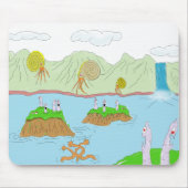 durchsickern hat Augen Mousepad (Vorne)