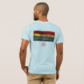 Durchstreifen der Felsen-Pass-Briefmarke vom T-Shirt (Schwarz voll)