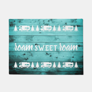 Durchstreifen Sie Bonbon durchstreifen Vintages Fußmatte