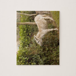 Durchstreifende Fotolaubsäge des neuen Waldponys Puzzle