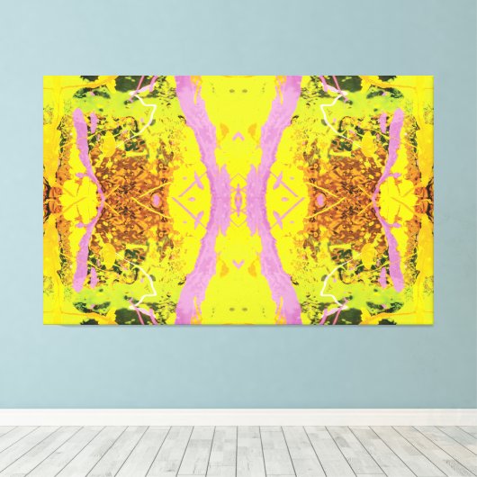 Durchströmen der Universellen Energie der Liebe 60 Leinwanddruck (Insitu (Holzboden))