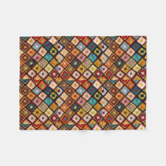 Durchsuchen Granny Square Blankets animiert Fleecedecke (Vorderseite (Horizontal))