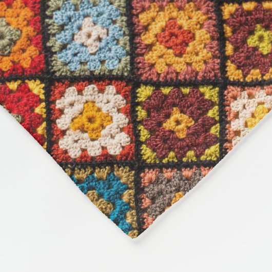 Durchsuchen Granny Square Blankets animiert Fleecedecke (Ecke)