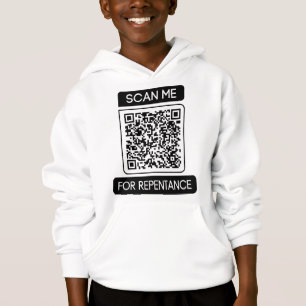 Durchsuchen Sie mich nach den Reue-QR-Code-Boys Hoodie