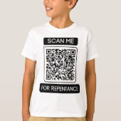 Durchsuchen Sie mich nach den Reue-QR-Code-Boys T-Shirt (Vorderseite)