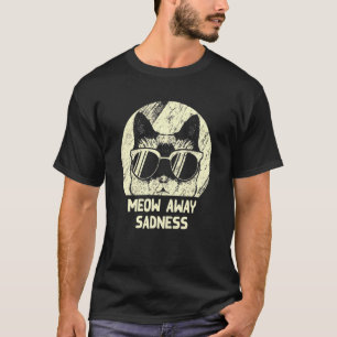 Durchweg Traurigkeit Katze Positivität Kätzchen Po T-Shirt