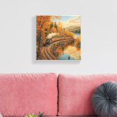 Durchwinden der Fallfolie Leinwanddruck (Insitu (Wohnzimmer))