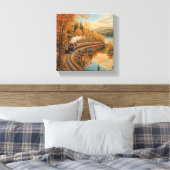 Durchwinden der Fallfolie Leinwanddruck (Insitu (Schlafzimmer))