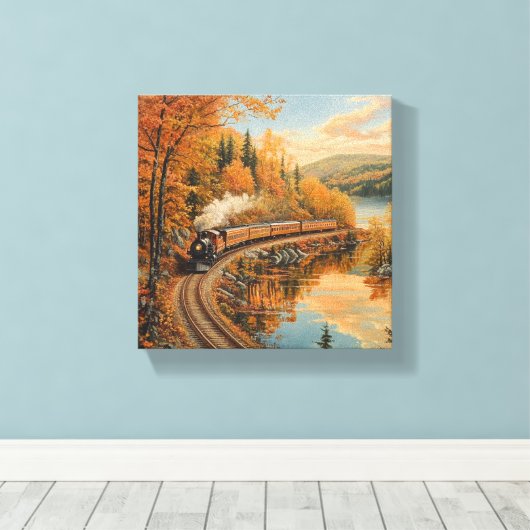 Durchwinden der Fallfolie Leinwanddruck (Insitu (Holzboden))