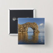 Durdle Door Arch, Jurassisches Küstenwelterbe 2 Button (Vorne & Hinten)
