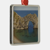 Durdle Door Arch, Jurassisches Küstenwelterbe 3 Silbernes Ornament (Rechts)