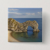 Durdle Door Arch, Jurassisches Küstenwelterbe Button (Vorderseite)
