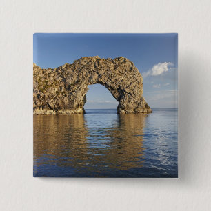 Durdle Door Bogen, Jurassic Coast Weltkulturerbe 2 Button