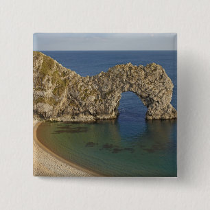 Durdle Door Bogen, Jurassic Coast Weltkulturerbe 3 Button