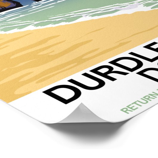 Durdle Door Dorset Poster (Ecke)
