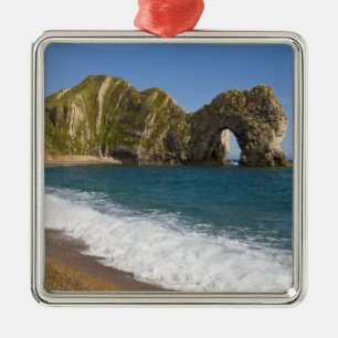 Durdle Door, Lulworth Cove, Jurassic Coast, Ornament Aus Metall