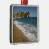Durdle Door, Lulworth Cove, Jurassische Küste, 2 Ornament Aus Metall (Rechts)