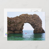Durdle door sea, UK Postkarte (Vorne/Hinten)