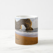 Durdle Tür-Felsen-Bogen Dorset England Kaffeetasse (Mittel)