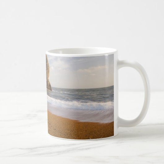 Durdle Tür-Felsen-Bogen Dorset England Kaffeetasse (Rechts)