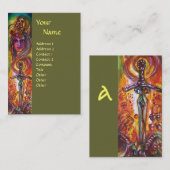 DURENDAL , ROMANTISCHES SCHWERT UND DAS ANGEL-MONO VISITENKARTE (Vorne/Hinten)