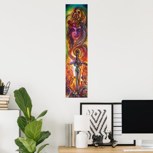 DURENDAL , ROMANTISCHES SCHWERT UND DAS ANGEL POSTER (Heimbüro)