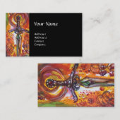 DURENDAL , ROMANTISCHES SCHWERT UND DAS ANGEL schw Visitenkarte (Vorne/Hinten)