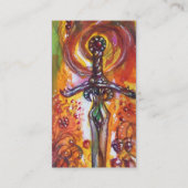 DURENDAL , ROMANTISCHES SCHWERT UND DAS ANGEL schw Visitenkarte (Rückseite)