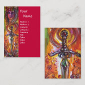 DURENDAL , ROMANTISCHES SCHWERT UND DAS ANGEL VISITENKARTE (Vorne/Hinten)