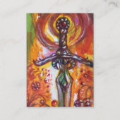 DURENDAL , ROMANTISCHES SCHWERT UND DAS ANGEL VISITENKARTE (Rückseite)