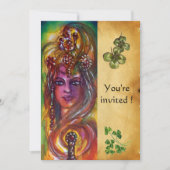 DURENDAL, St Patrick's Day Party, braunes Pergamen Einladung (Vorderseite)