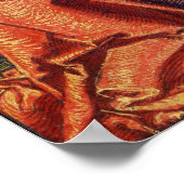 Dürer - das Tragen des Kreuzes Poster (Ecke)