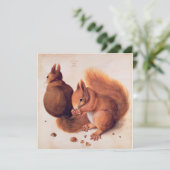 Durer - Eichhörnchen 1512 Feiertagskarte (Stehend Vorderseite)