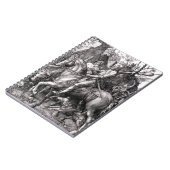 Durer Knight Death and Devil Notebook Notizblock (Linke Seite)