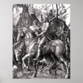 Durer Knight Death and Devil Poster (Vorne)
