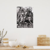 Durer Knight Death and Devil Poster (Küche)