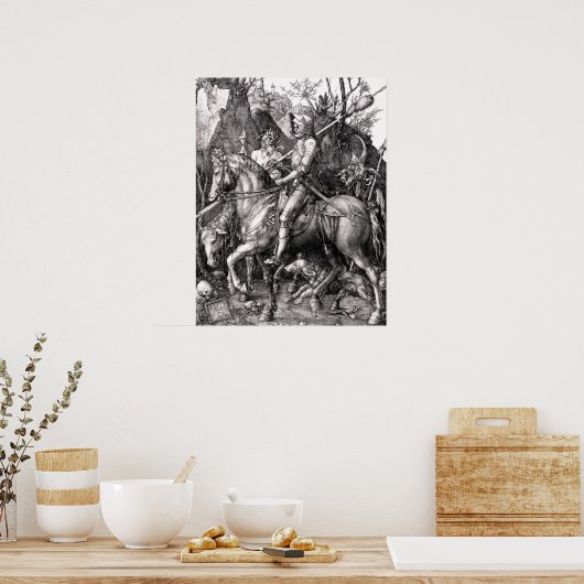 Durer Knight Death and Devil Poster (Küche)