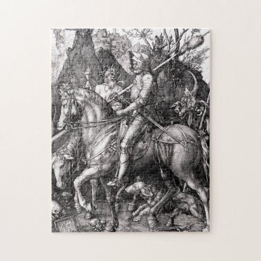 Durer Knight Death and the Devil Puzzle (Vertikal)