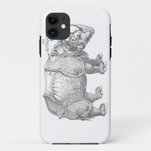 durer Nashorn Case-Mate iPhone Hülle (Rückseite)