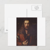 Dürer Portrait Postkarte (Vorne/Hinten)